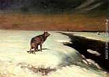 The Wolf by Alfred von Kowalski Wierusz